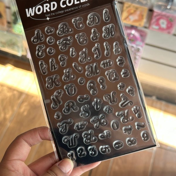 Mini sellos letras