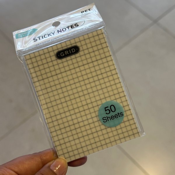 Post it transparente - diseños 