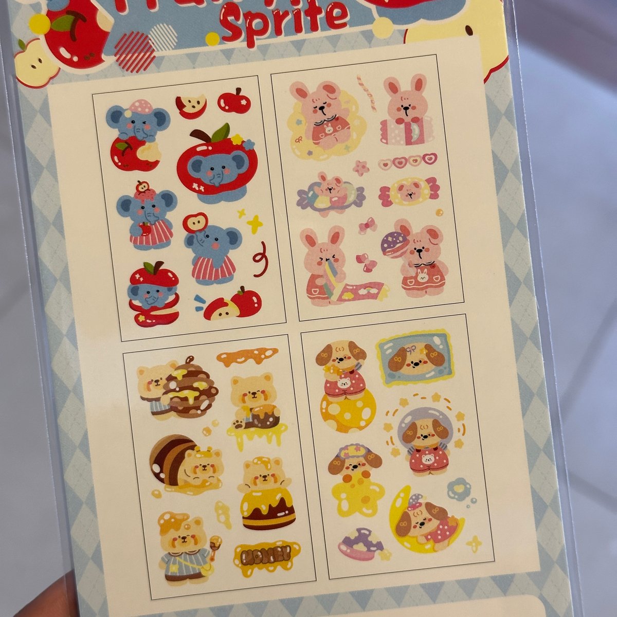 Stickers Animalitos Kawaii - 4 pcs - 6