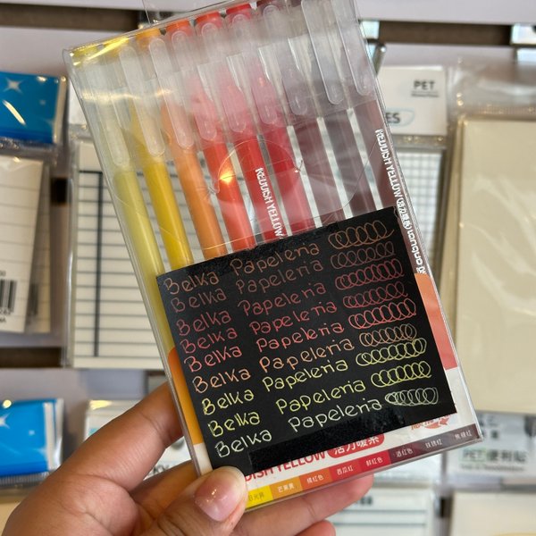 Boligrafos Languo - Colores Vivos (9 unidades)