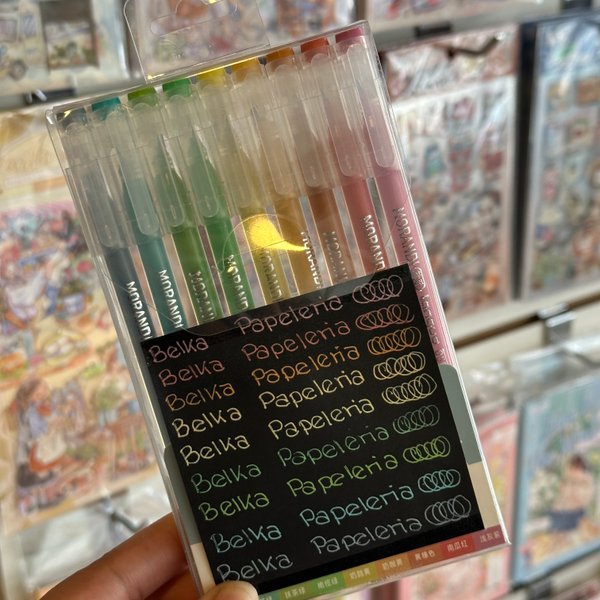 Boligrafos Languo - Colores Vintage (9 unidades)