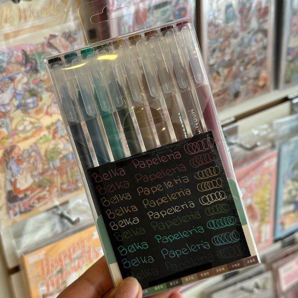 Boligrafos Languo - Colores Vintage (9 unidades)