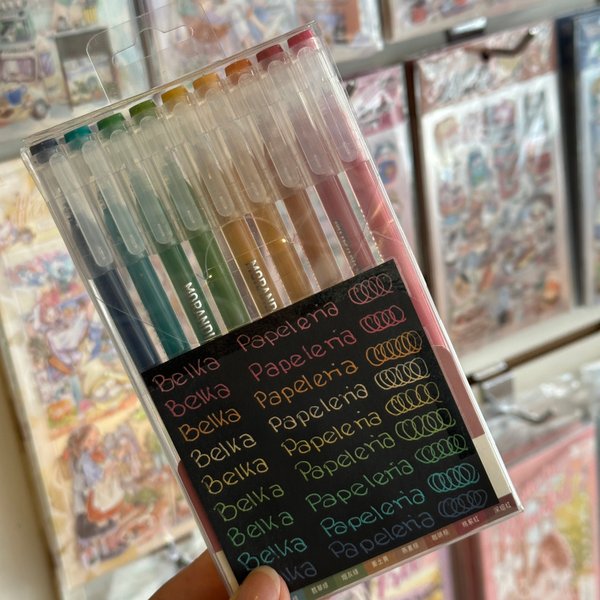 Boligrafos Languo - Colores Vintage (9 unidades)