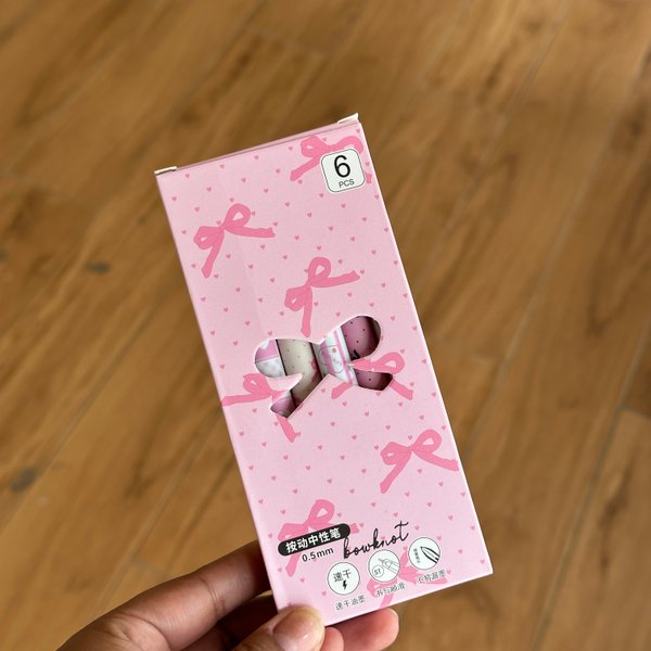 Set Boligrafos - Coquette  ྀིྀི (6 pcs)
