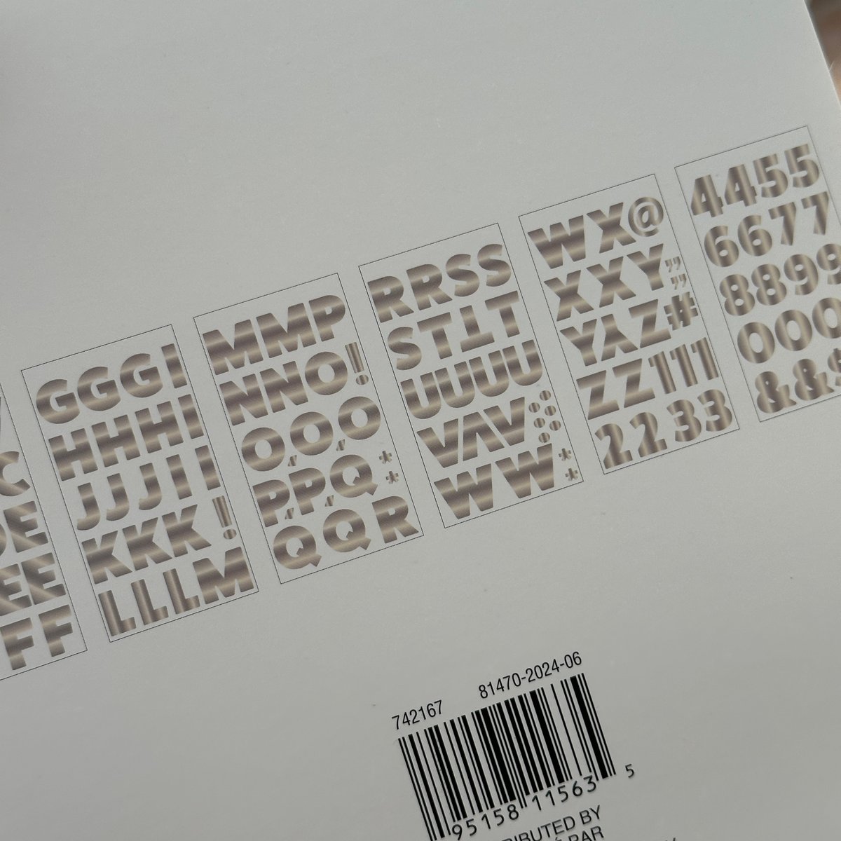 Letras decorativas - 2