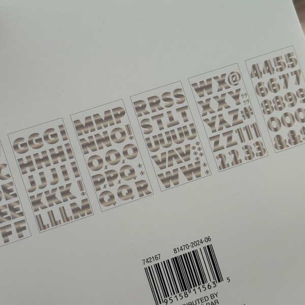 Letras decorativas