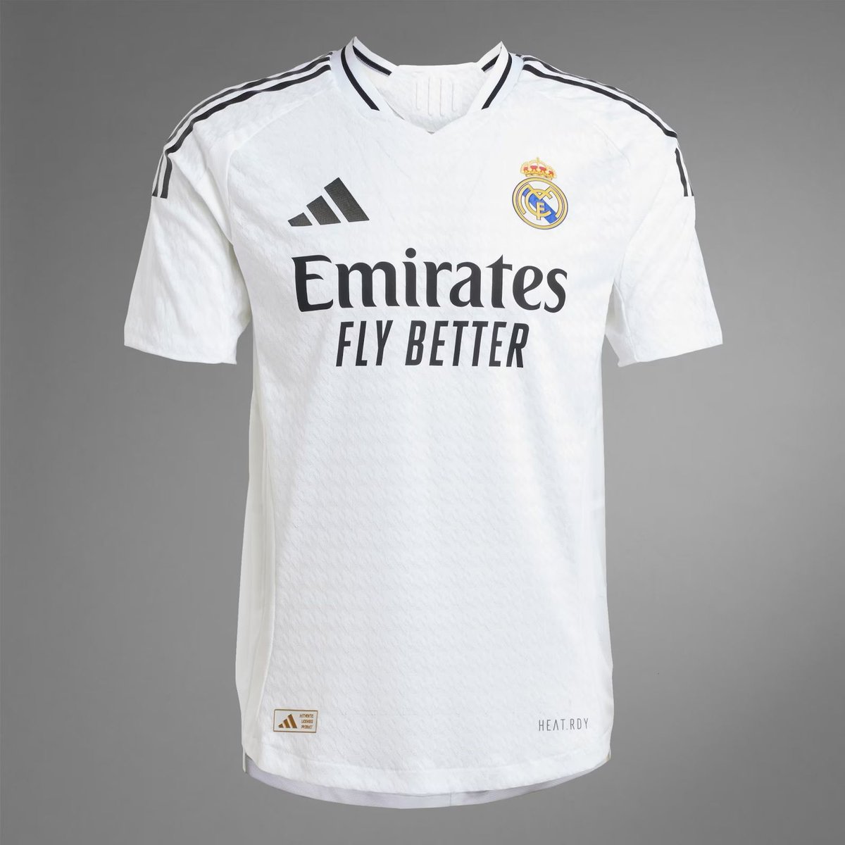 Camiseta local auténtica del Real Madrid