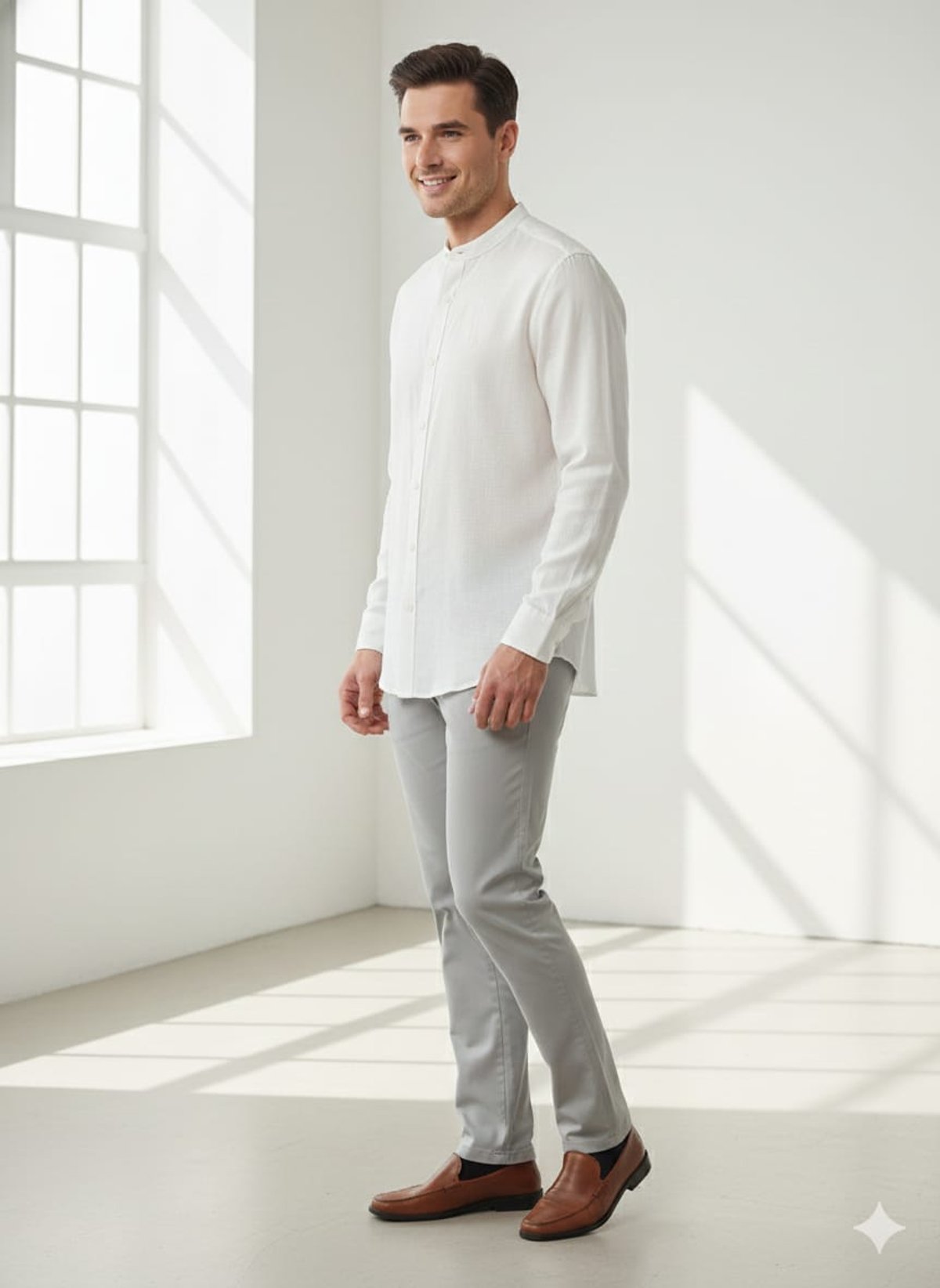 Camisa cuello mandarìn - 2