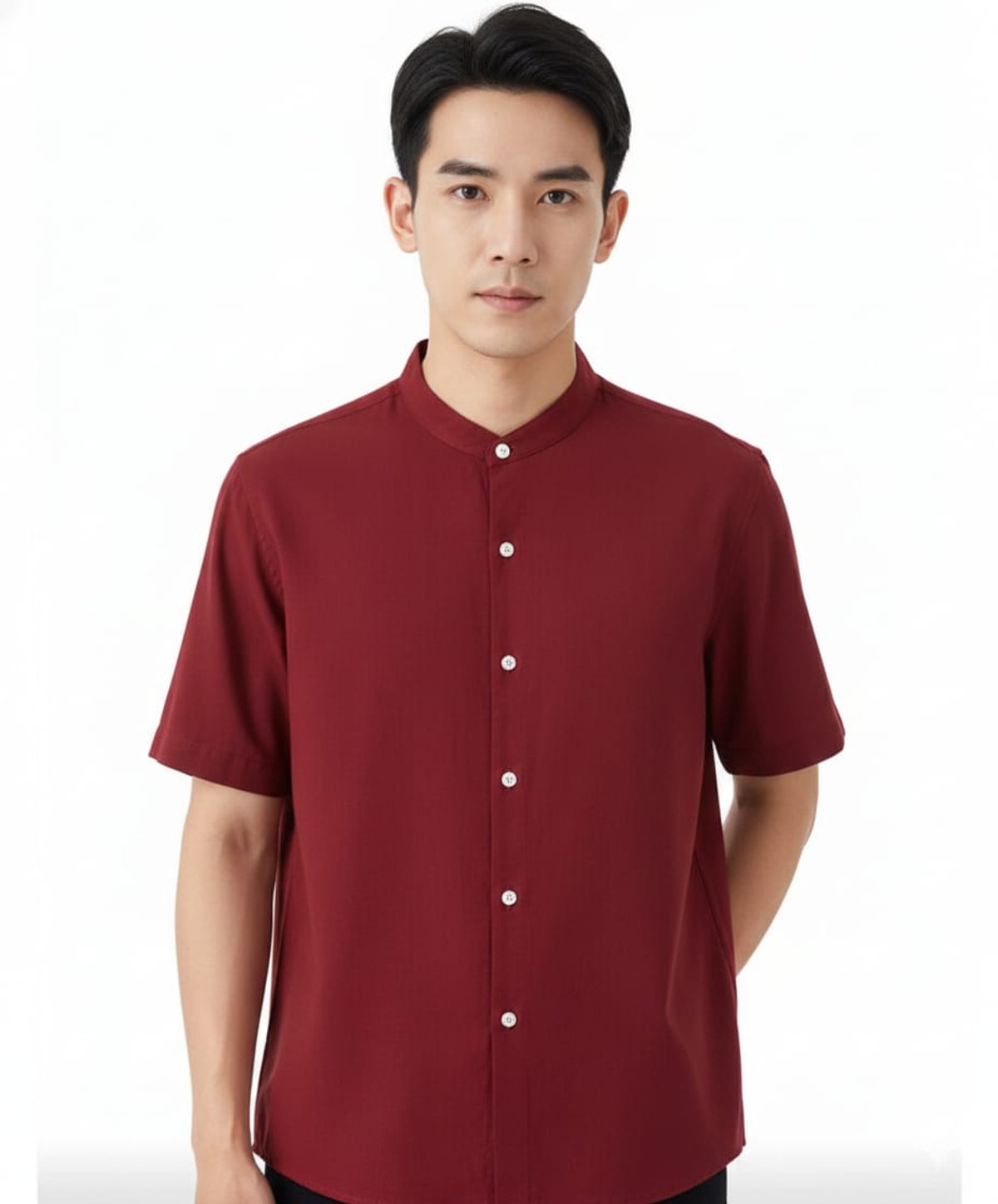 Camisa sin cuello - 3