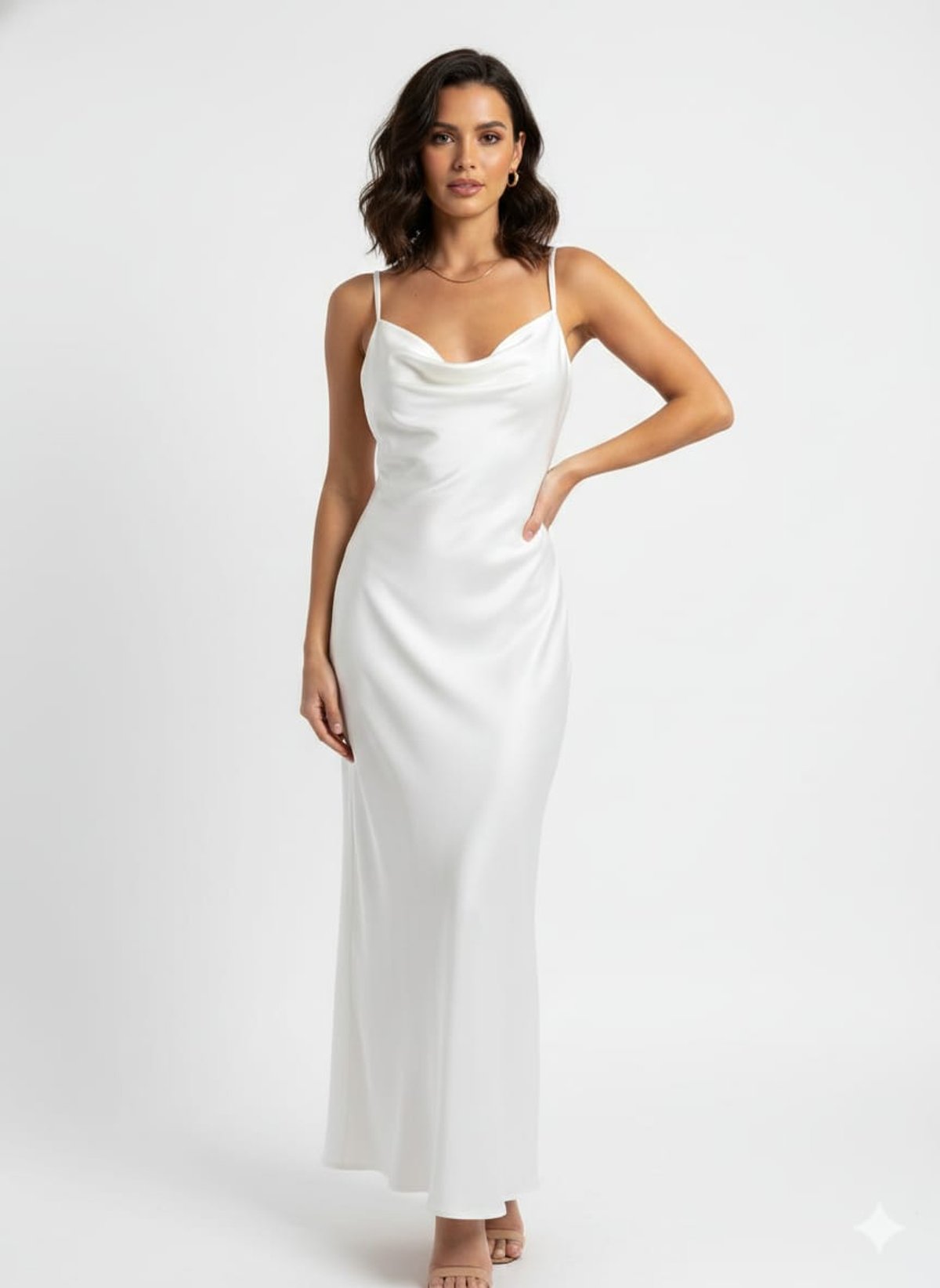 Vestido Cetim Afrodite