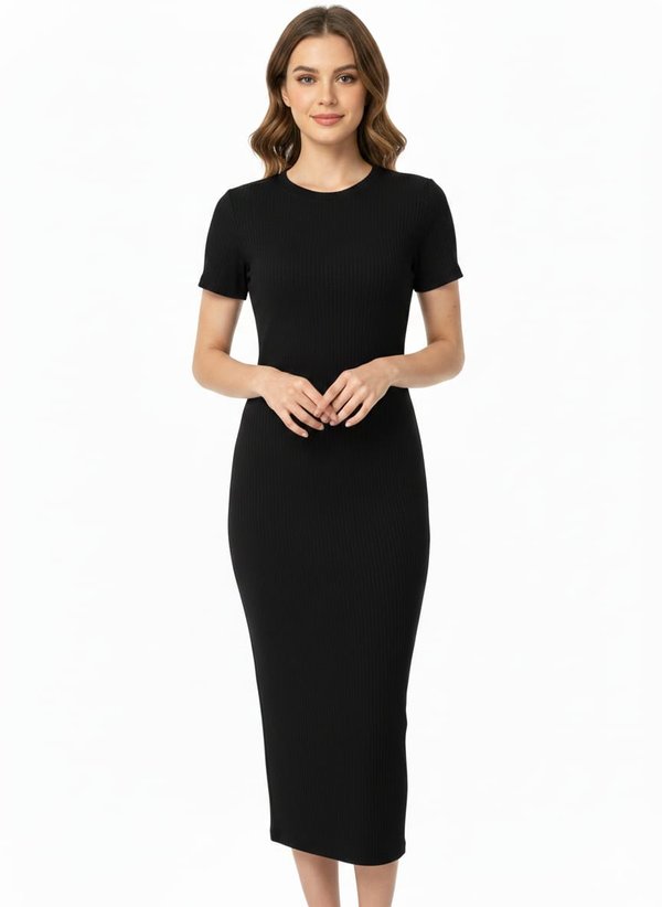 Vestido con manga corta