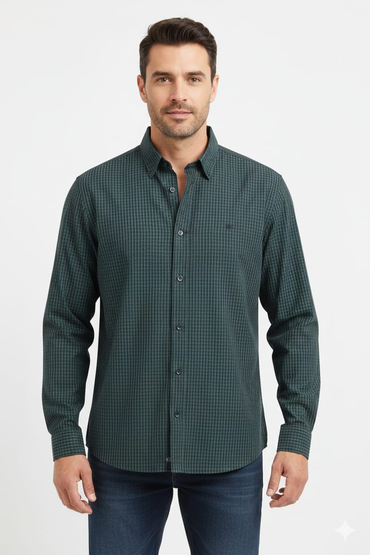 Camisa con cuadritos