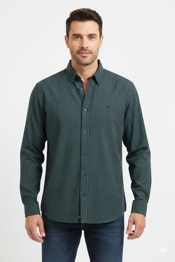 Camisa con cuadritos