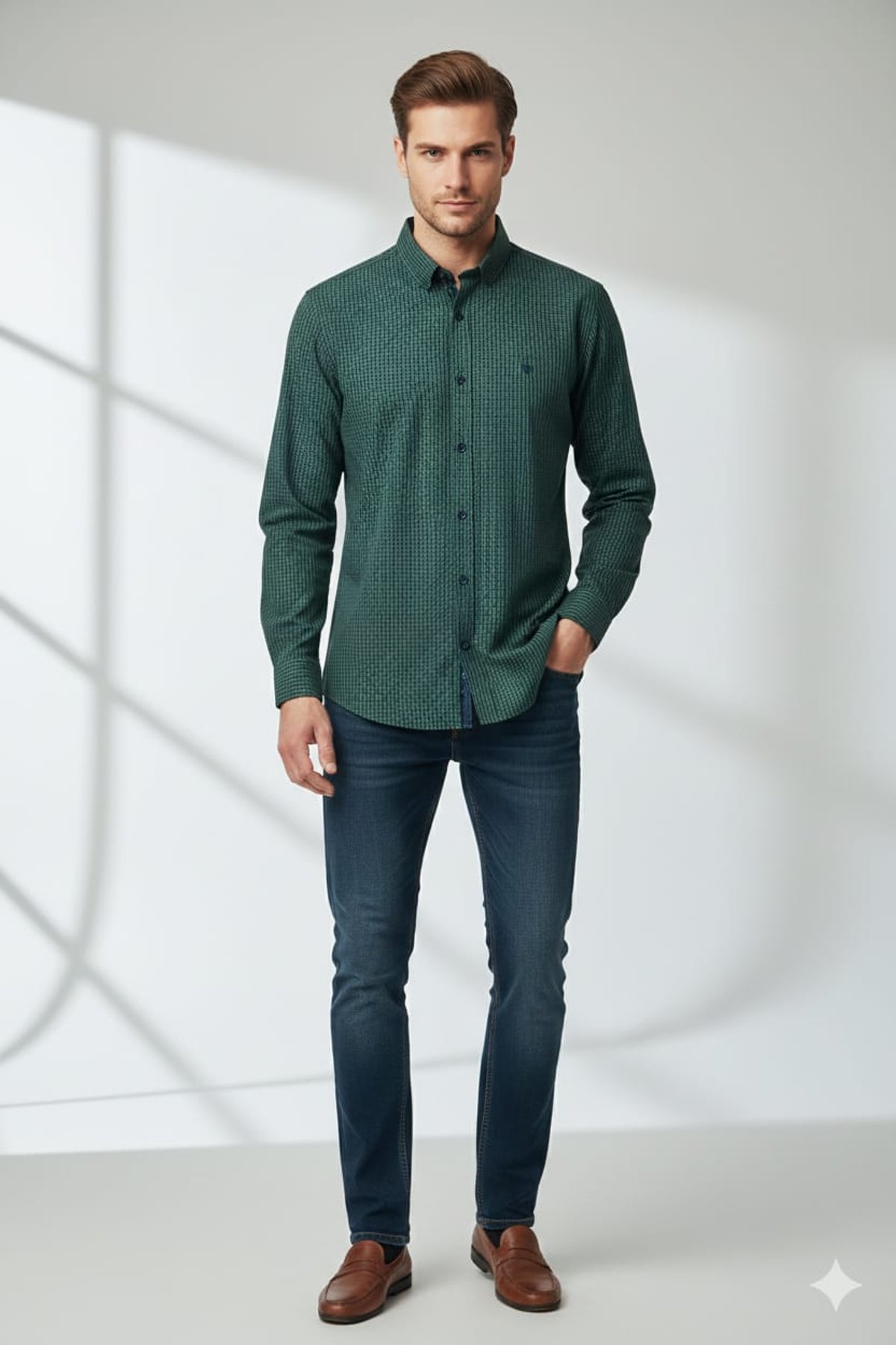 Camisa con cuadritos - 3