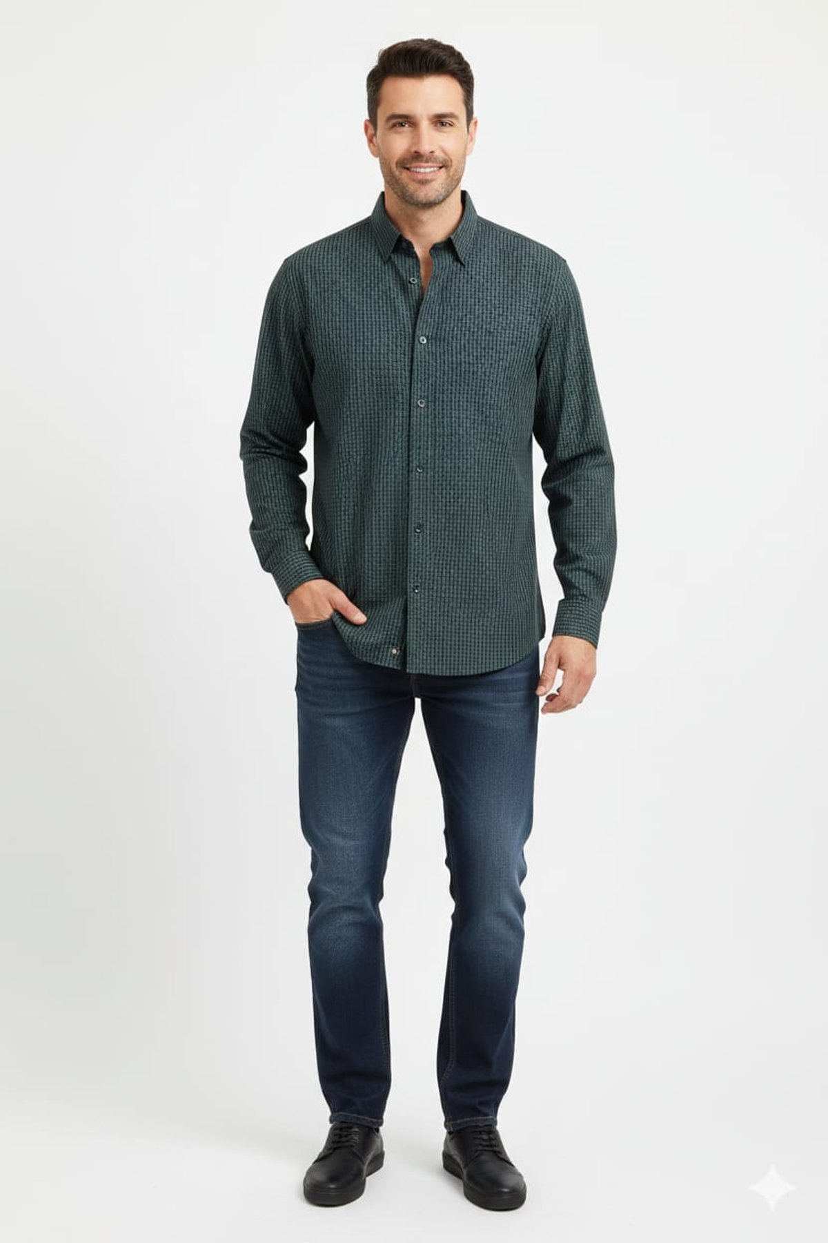 Camisa con cuadritos - 2