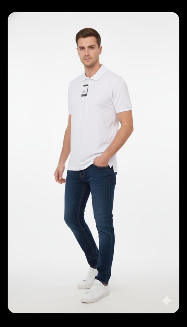 Camiseta polo algodon. 