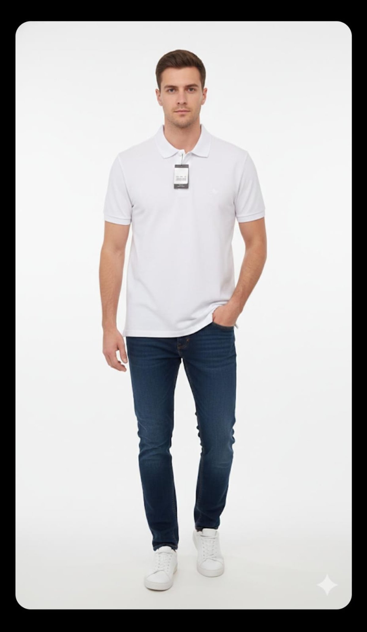 Camiseta polo algodon. 