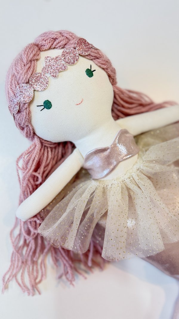 Muñeca Sirena rosa