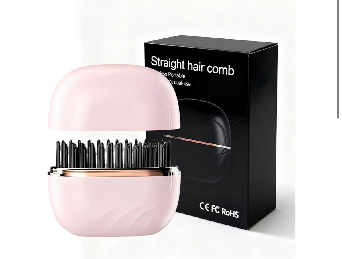 Peine Alisador Portátil Inalámbrico HB-208