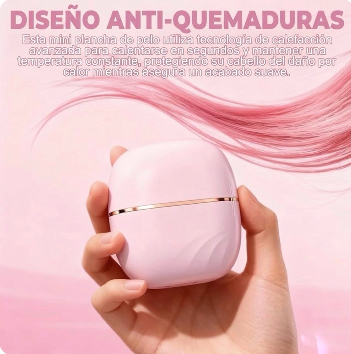 Peine Alisador Portátil Inalámbrico HB-208 - 2