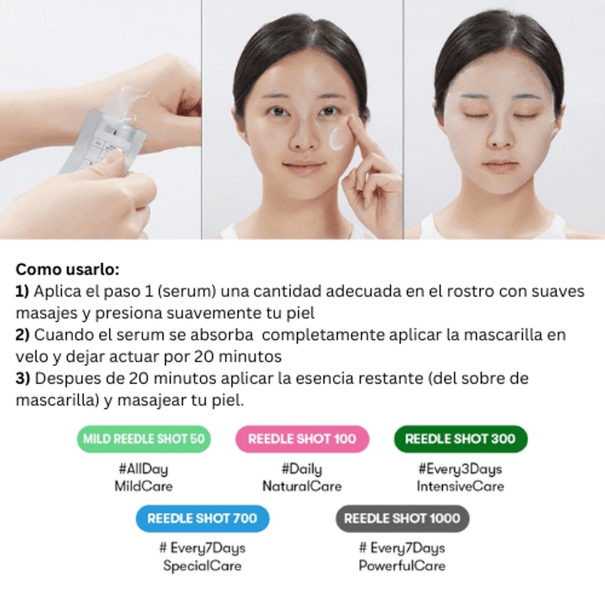 VT - Mild Reedle Shot 100 2 Pasos (Mascarilla + Serum reedle shot 100) - 2