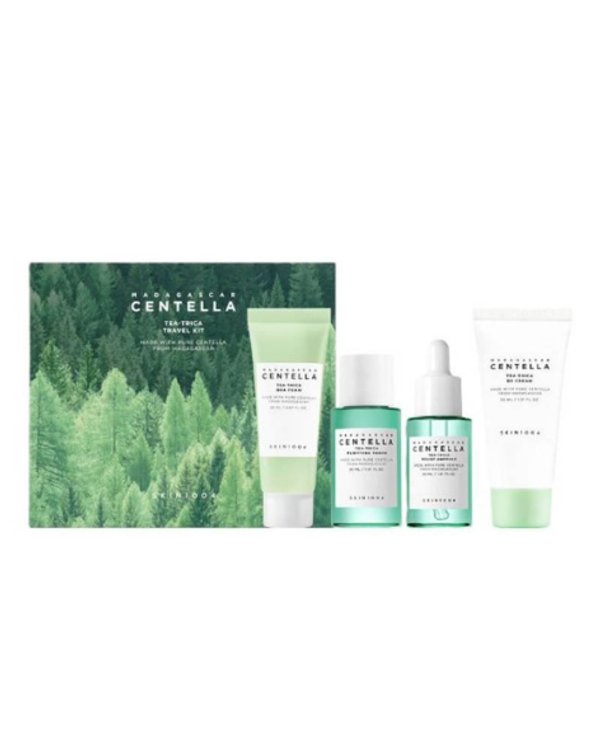 SKIN1004 - Kit para acne calmante Madagascar Centella Tea-Trica Travel Kit | 4pzas