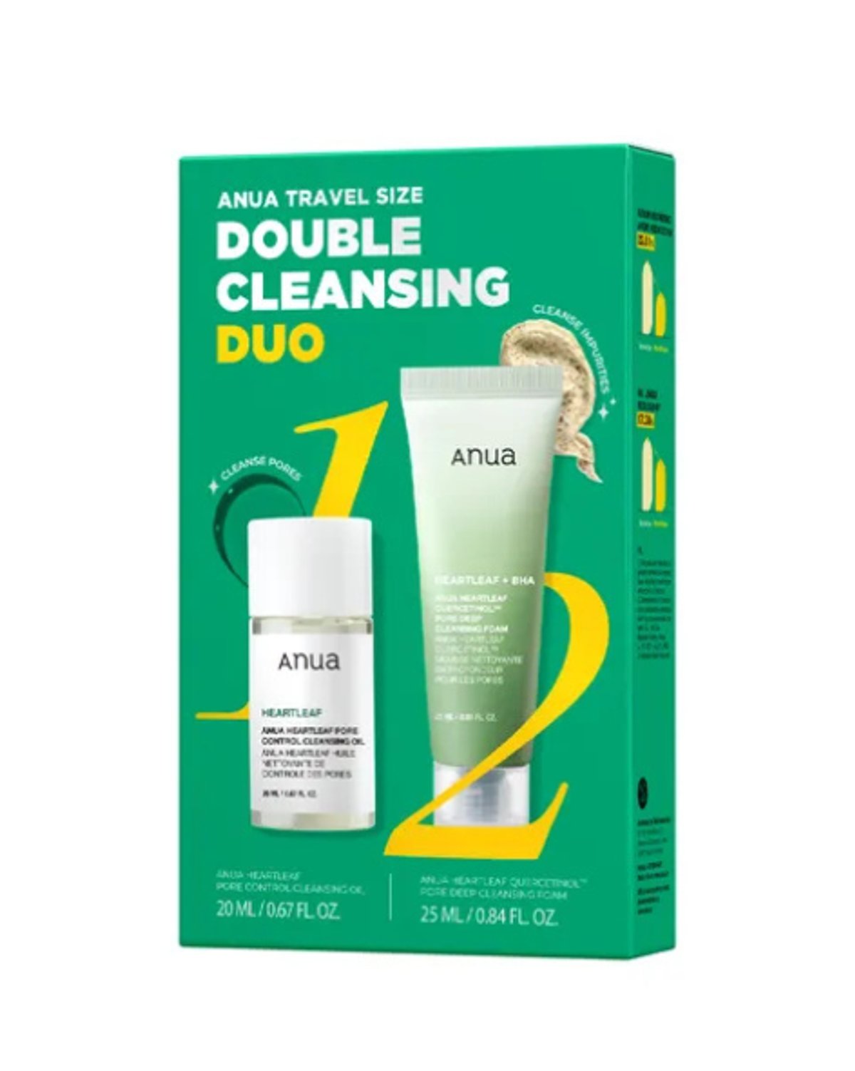 Anua - Travel Size Double Cleansing Duo Set | 2pzs.