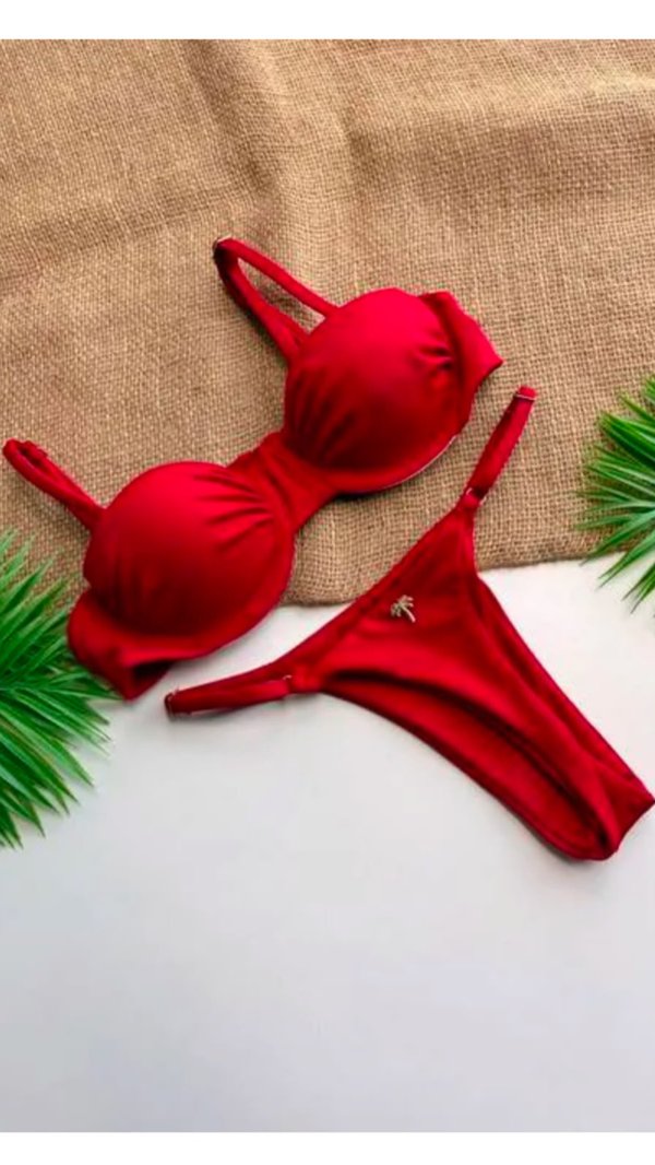 Bikini con sustentación en el pecho 