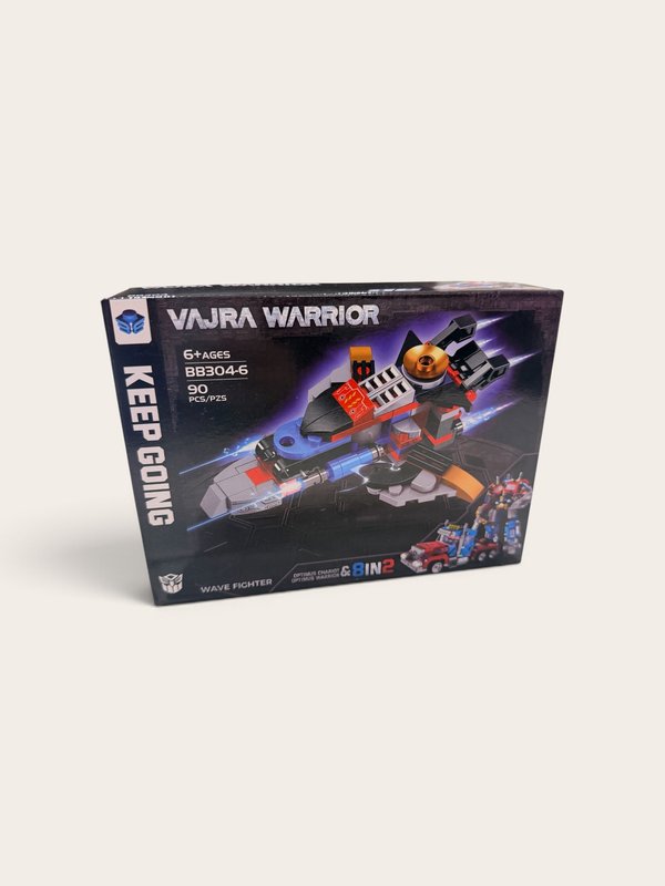 Bloques Vajra warrior -robot transformable Wave fighter