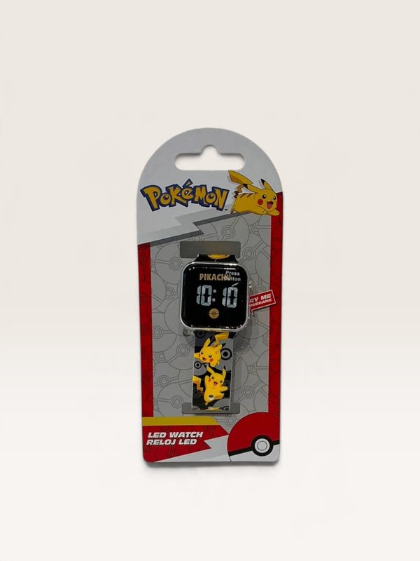 RELOJ POKEMON PIKACHU LED