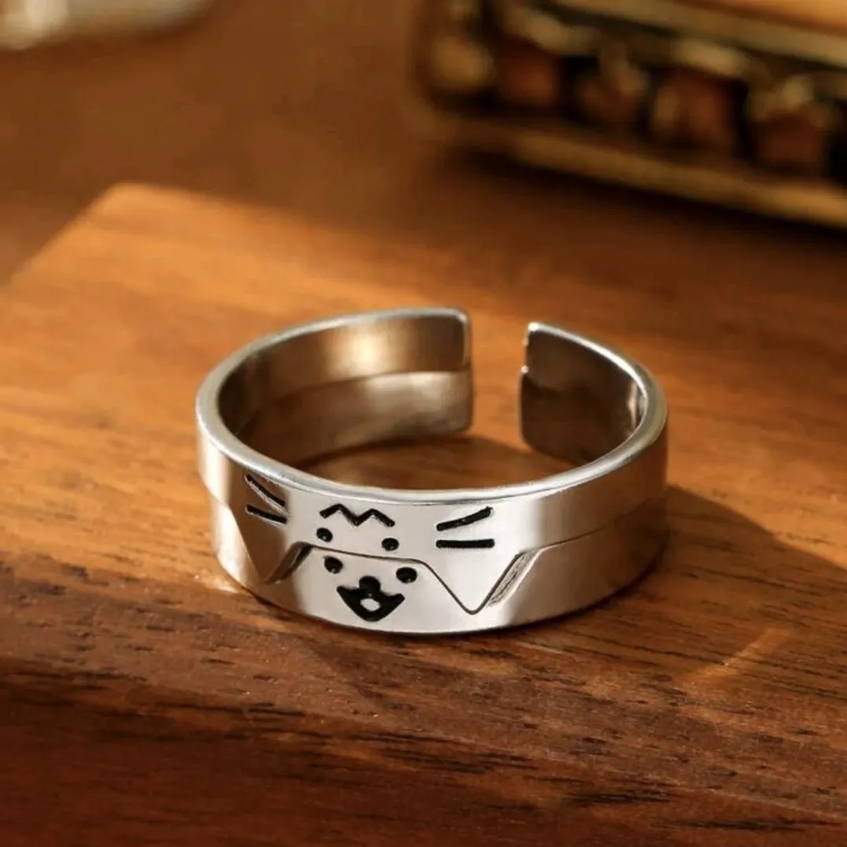 Anillos a juego gatitos