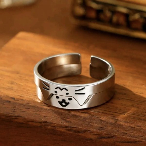 Anillos a juego gatitos