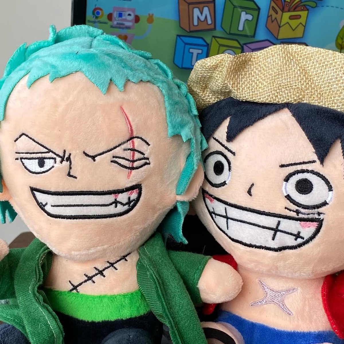 Peluches Luffy/Zoro