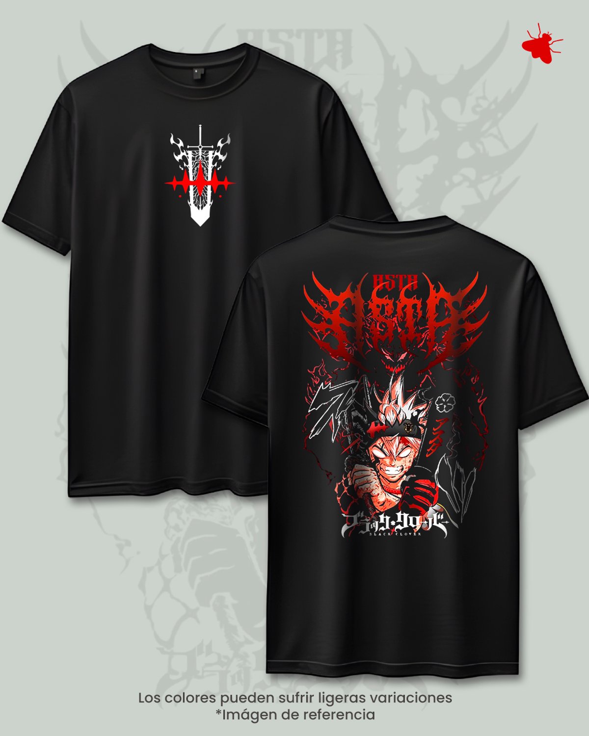 Remera Asta - Black Clover