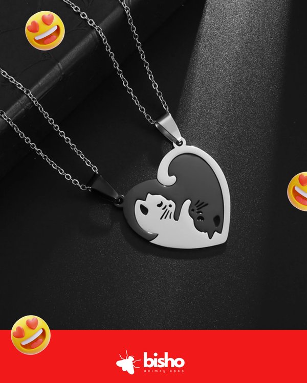 Collares a juego gatitos