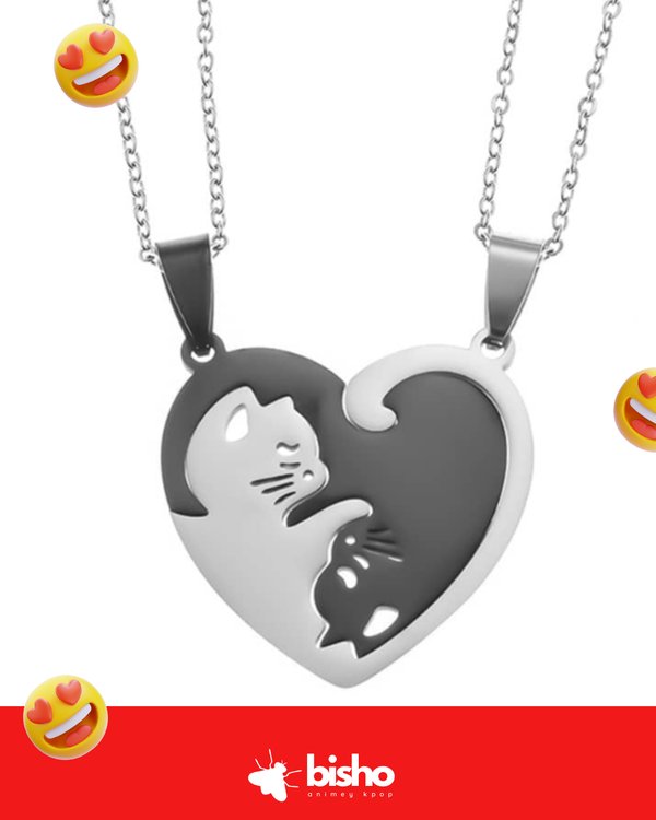 Collares a juego gatitos