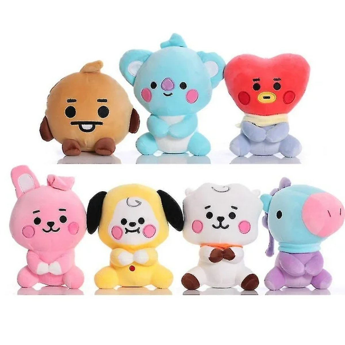 LLaveros de peluche BT21