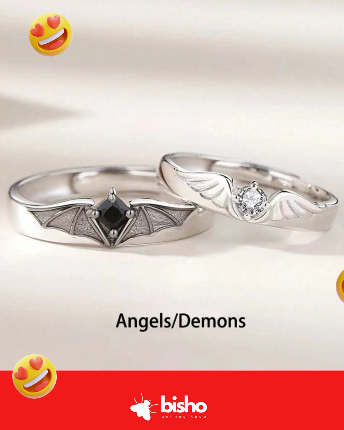 Anillos a juego Angel/Demonio