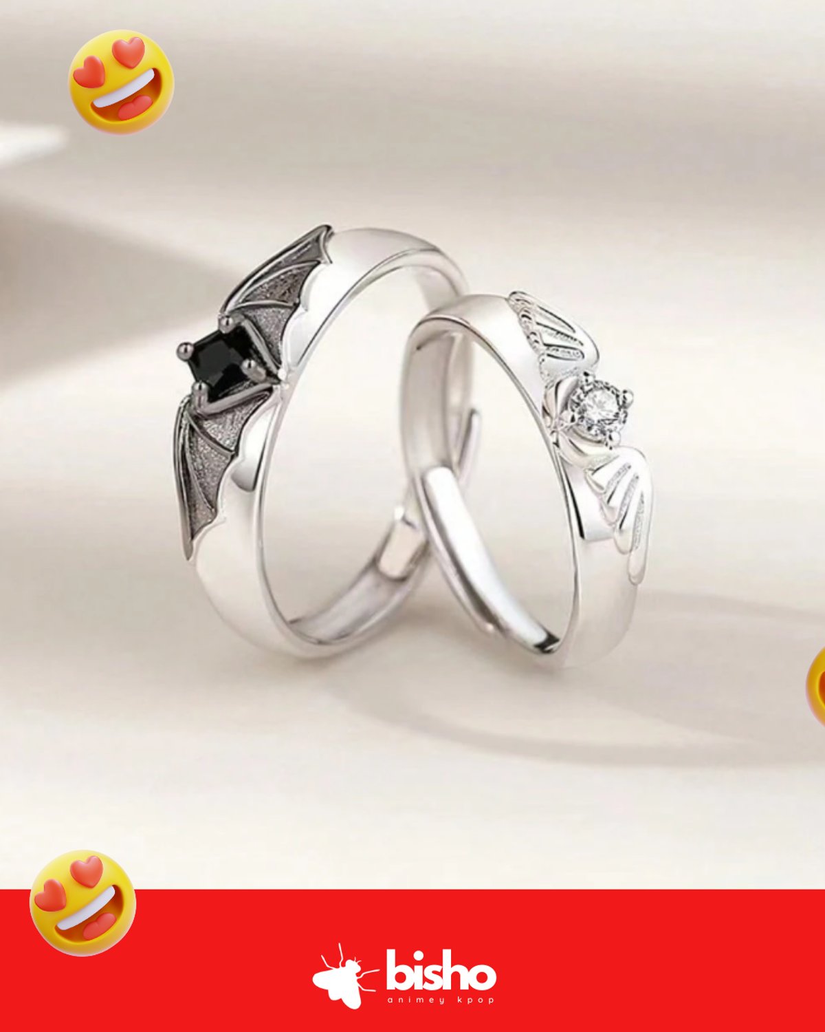 Anillos a juego Angel/Demonio - 2