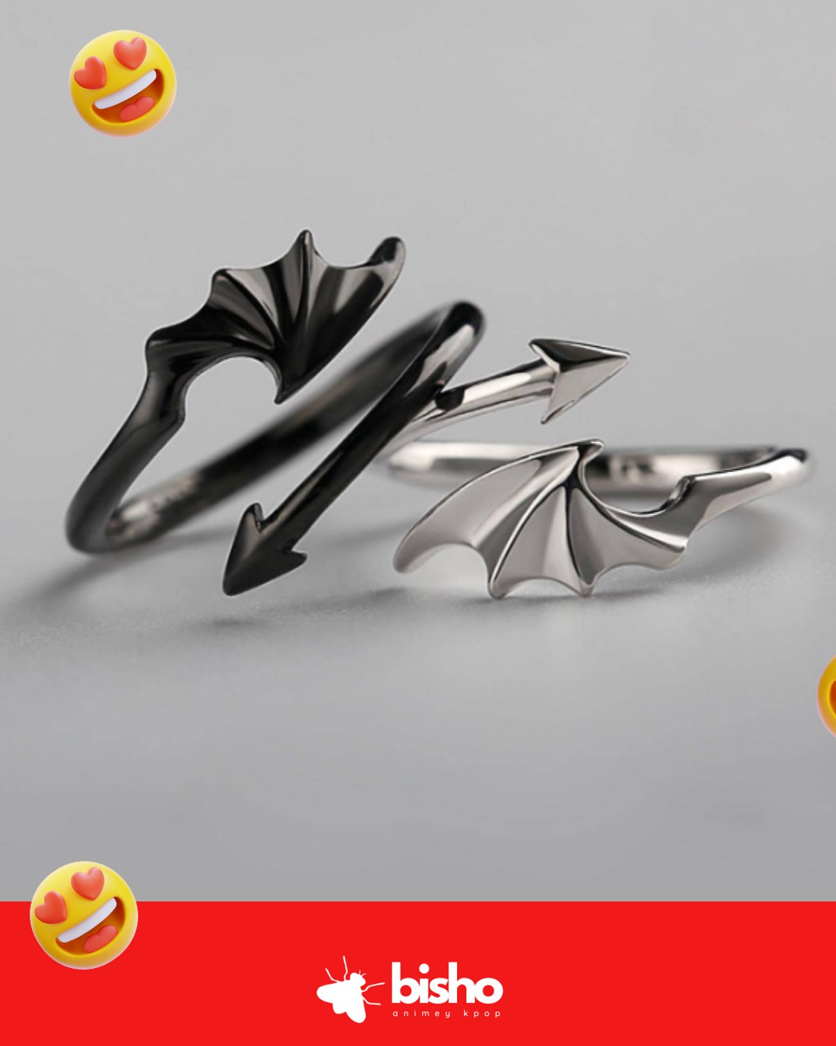 Anillos a juego - Alas de dragón