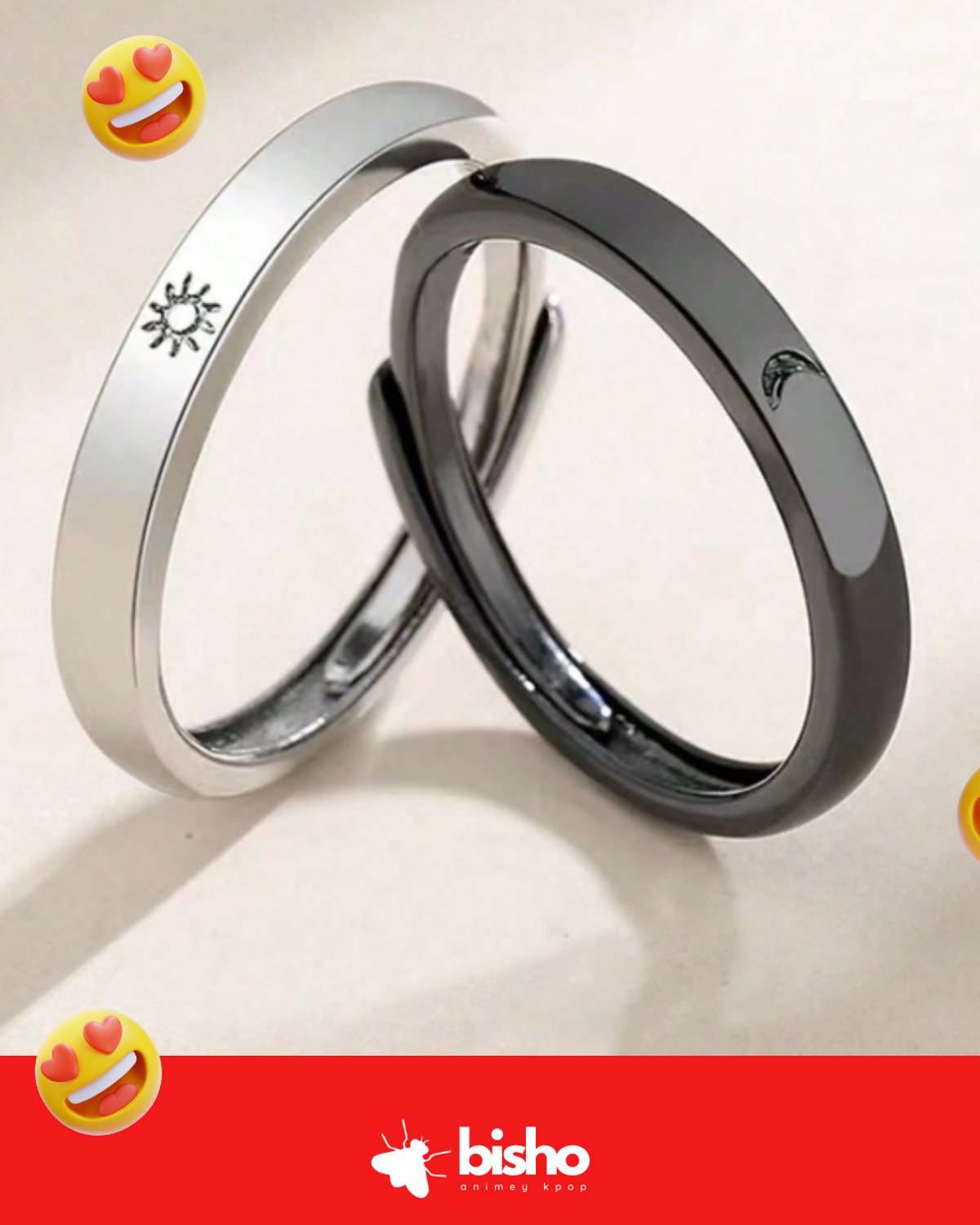 Anillos a juego Luna/Sol