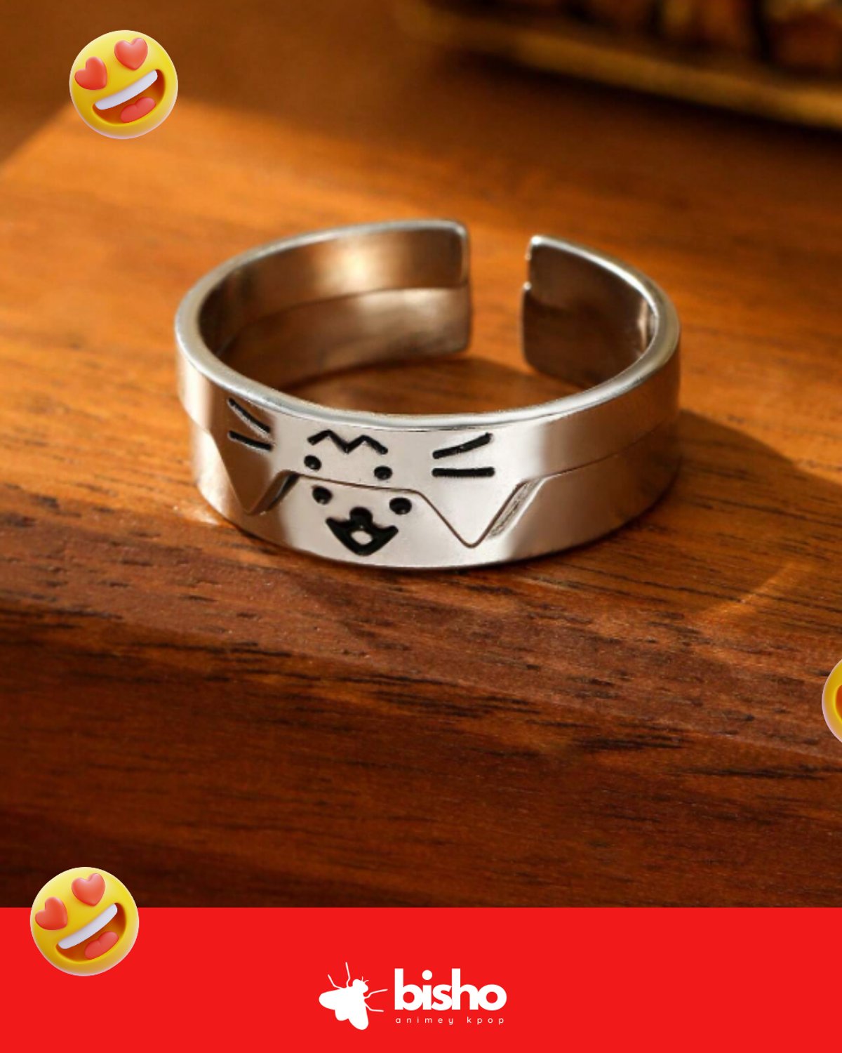 Anillos a juego Gatito/Perrito