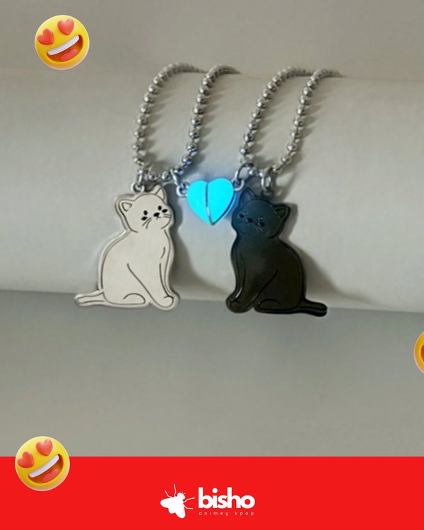 Collares a juego gatitos 