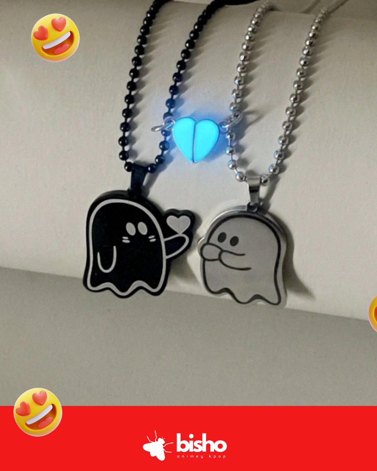 Collares a juego fantasmas