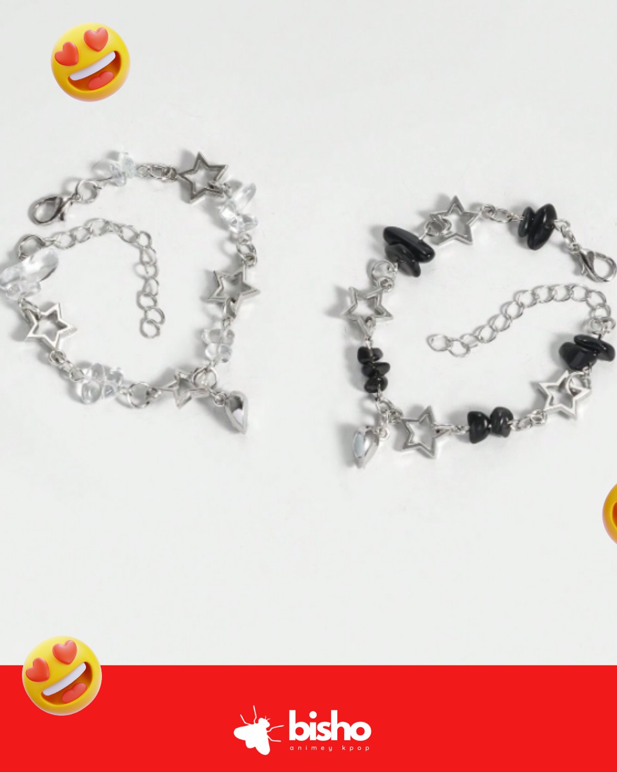 Pulseras a juego con imán - 3