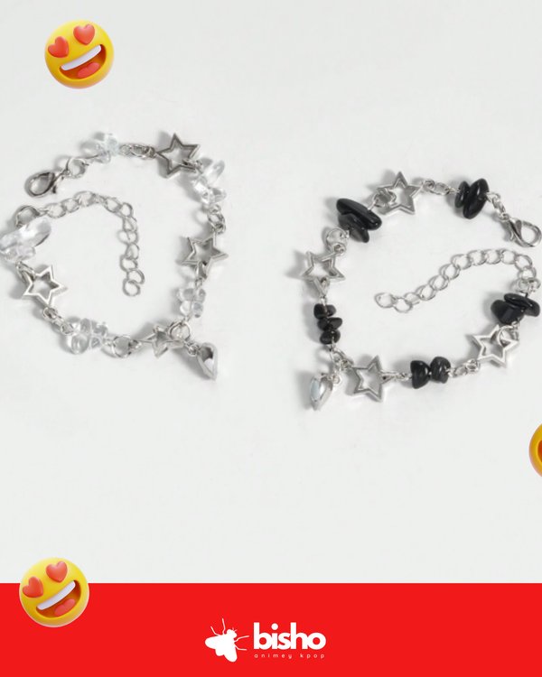 Pulseras a juego con imán