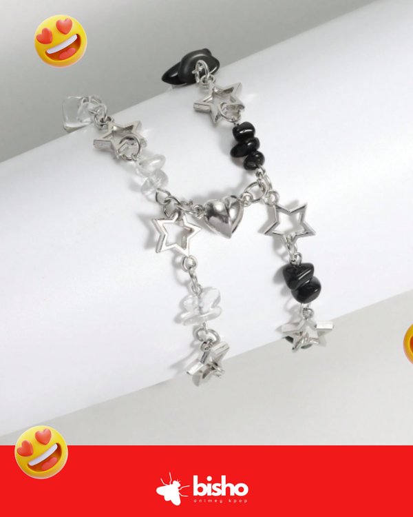 Pulseras a juego con imán