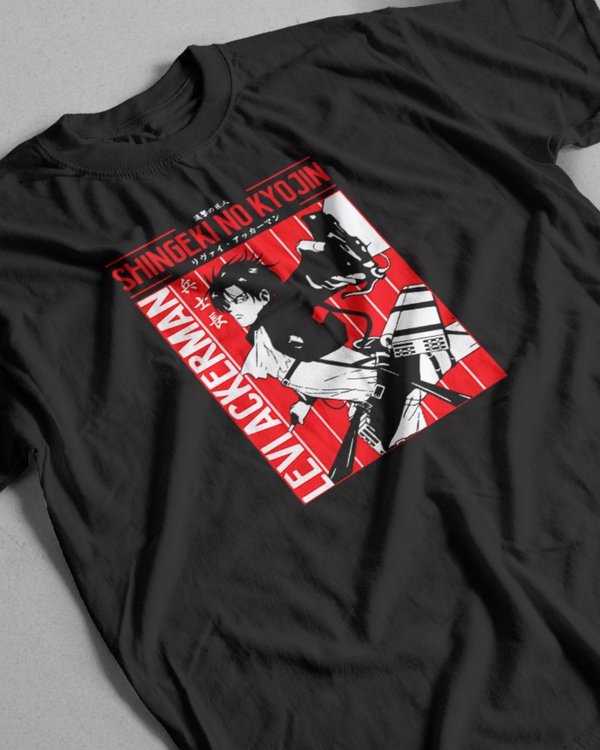 Remera Levi - Attack on Titan