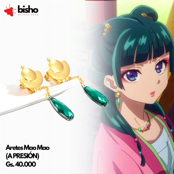 Aretes Maomao - Los diarios de la boticaria