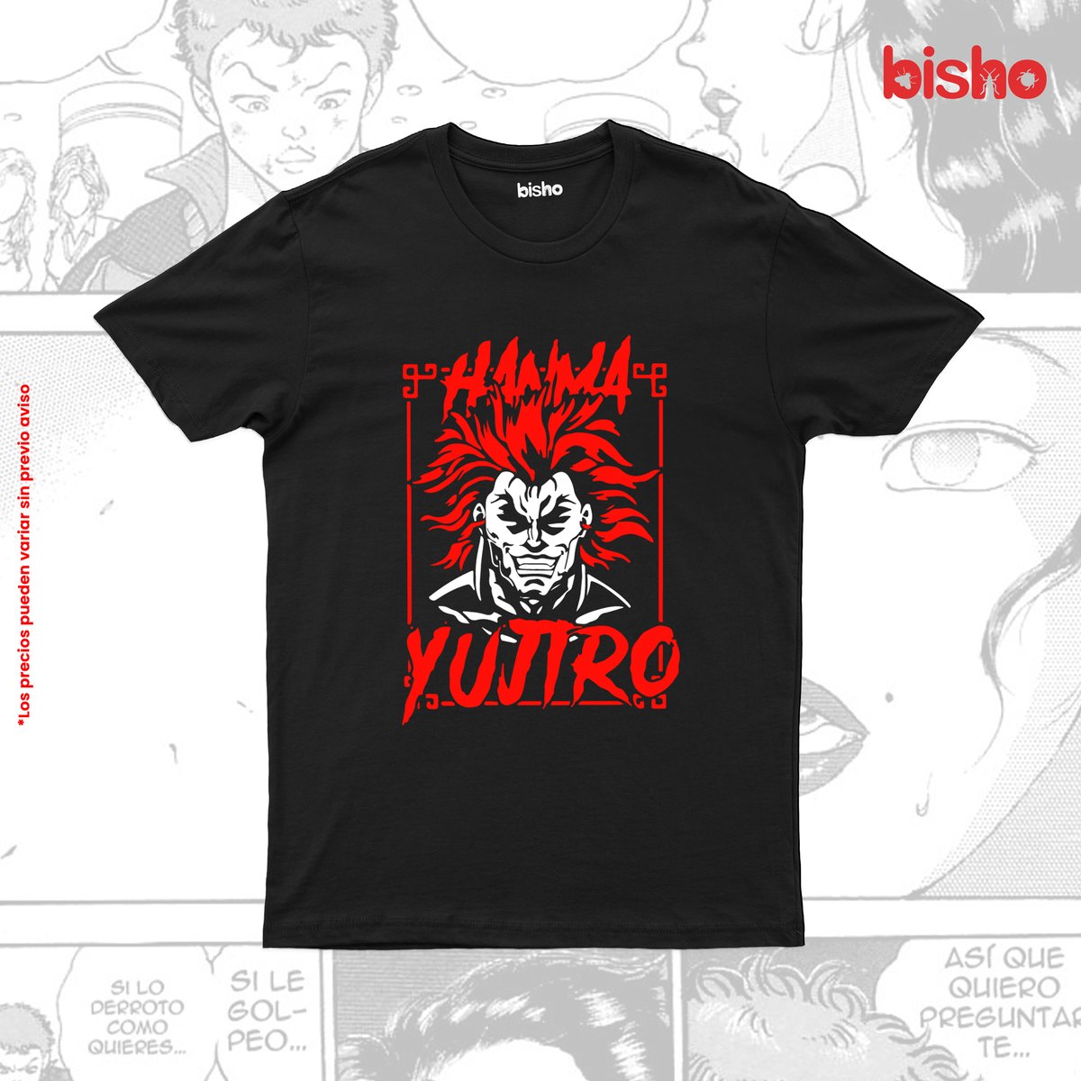 Remera Yujiro - Baki